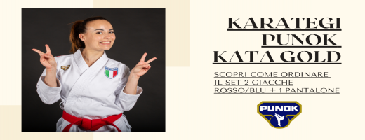 Pre-ordina il tuo Punok Gold Kata, non fartelo scappare anche questa volta Pre-ordina il tuo Punok Gold Kata, non fartelo scappare anche questa volta